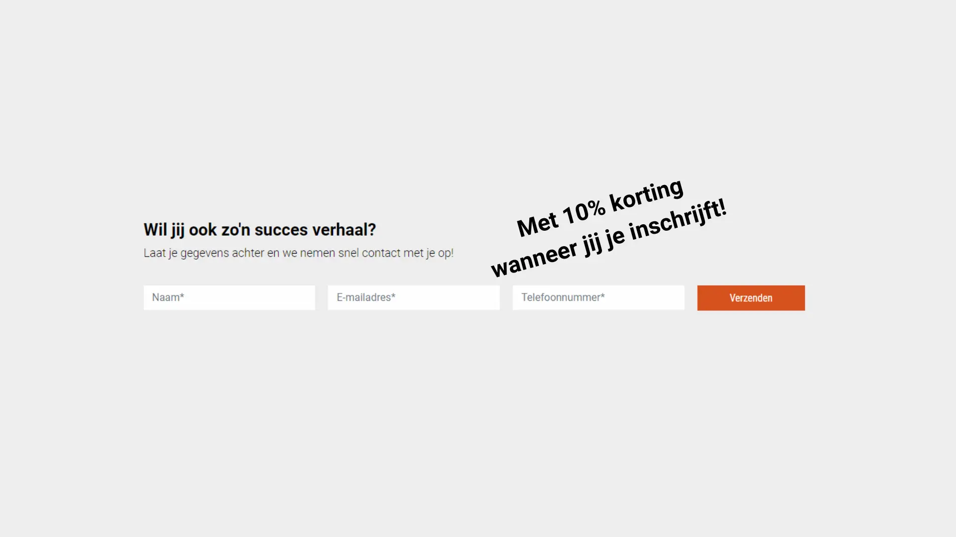 Dit is waarom jij 10% korting krijgt wanneer jij je inschrijft voor de nieuwsbrief!